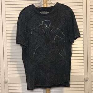Marvel Black Panther Navy Crew Neck Short Sleeve T-shirt L